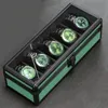 1/2/3/5/10 SLOT ALUMINIUM Legering Watch Organizer New Watch Box Storage Gold Watch Storage Box Travel Box Watch Display 240314