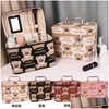 Makeup Train Cases 23 Brand Luxury Womens Cartoon New Style Bag Large Capacity Small Size Ries Storage Box P1Ee Drop Delivery Health B Otnmk