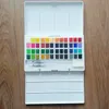 New 48 color watercolor Painting paint set half pan watercolor paint plastic box package