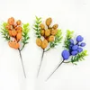 Decorative Flowers Easter Egg Tree Branch Artificial Plants DIY Painting Foam Eggs Ornaments Wedding Festival Party Home Table Decor