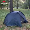 Abrigos Naturehike Tagar Tenda para 1 2 pessoas Tenda de mochila leve Tenda de acampamento ao ar livre Tenda de caminhada com cúpula independente com pegada