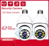 WiFi 360 Panoramic Bulb Camera 1080P Surveillance Camera Wireless Home Security Cameras Night Vision Two Way Audio Smart Motion De6751180