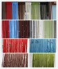 Cortinas 100*200cm cortina frisada glitter cristal borla corda linha porta cortinas janela quarto divisor decorativo tule cortinas para o quarto