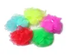 Whole5X Banho Esponja Malha Bola Scrunchie Lavagem Corporal Esfoliante Puff Shower4857326