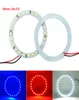 2 pcslot 80mm voiture Angel Eyes 12103528 24SMD phare LED Halo anneau ange Eye éclairage blanc rouge bleu 26689909892