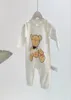 Infant Rompers Girls Boys Plaid Jumpsuit Long sleeves Clothing Children Cartoon Short Sleeve Baby Romper Toddler Designer Kids Clo2389752