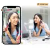 Gimbals Zhiyun Smooth Q3 3axis Téléphone Gimbal Flexible Handheld Stabilisateur avec lumière de remplissage pour smartphone iPhone Xiaomi Huawei Android