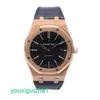 AP Watch Top Machinery Watch 15400or Royal Oak Series 18K Rose Gold Gold Melecical Mens Watch 41 مم قطرها سويسري ساعة مشاهدة واحدة