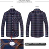 Plus Größe S-8XL Herren Kariertes Hemd Langarm 100 % Baumwolle Lässige Slim Buttons Business Soziale Hemden Bluse Herrenbekleidung 240314