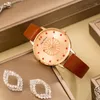 Wristwatches Watch For Women Watches 2024 Selling Products Alloy Diamond Belt Luminous Hand Quartz