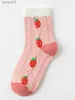 Skarpetki dla dzieci 5 Pairs Skarpetki Bawełniane Skarpetki Dziewczęce Fashion Spring Autumn Girloon Socks 3-15 lat Skarpetki dla dzieci YQ240314