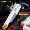 Gun Toys Double Munstycke 04-2 Soft Bullet Toy Gun Foam Ejekt