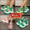 2024 Top quality New Sandals wedge heel thick sole buckle women's sandals GAI 35-43