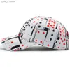 Бейсбольные кепки FS Стильный хип-хоп с белым принтом Бейсболка Cs для мужчин и женщин Брендовые дизайнерские шляпы Летняя шляпа дальнобойщика Casquette Homme 2024 L240314