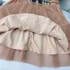 Brand girls dresses kids designer clothes girl skirt Size 110-160 CM Princess dress Inner pure cotton design baby frock 24Mar