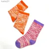 Детские носки 6 пар полосатых хлопковых носков для детей — Дышащие хлопковые носки для девочек (1–14 лет) yq240314