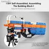 Gun Toys Parent-Child Interaction Interaction Rubber Band P90 Submachine Gun Gun Experience DIY Assembly 58.3cm Building Block Kid Toy YQ240314