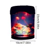 Éclairages LED couleur changeante méduse réservoir veilleuse lampe de table aquarium lampe d'ambiance électrique pour enfants enfants cadeau maison chambre décor