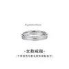 999 sterling silver ring with a female niche design that can be adjusted. New 2024 model 925 silver non fading couple ring male live mouth