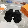 home shoes Top Classic Womens Plush Woolen Slippers for Winter Home Indoor Warm Slides Shoes Flip Flop Winter Original Rubber Non-slip Bottom Trendy Sandals 240314