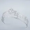 Pinces à cheveux diadème en croissant de duchesse de Teck pour mariage, diadèmes de princesse en cristal, couronne de mariée, bijoux