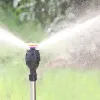 Sprinkler 360 rotierende Gartensprinkler, rotierender Stativsprinkler für Gartenbewässerungszubehör, Rasenbewässerungssystem mit Spike-Basis