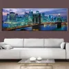 Stitch New York Large 5d Diamment Diamond Painting Full Square Round Drill Brodery Night Landscape Mosaic Needlework Home Decor AA2427