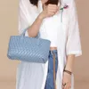 أكياس Botteg Venet High End for Bag Bag المنسوجة ربيع الصيف الجديد البسيط والكتف المتقدم الحسي المتكرر الأصلي 1: 1 مع شعار حقيقي