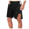 Calças de brim masculinas primavera e verão lado completo breasted shorts soltos casuais calças de treinamento esportivo coreano dongdaemun roupas de alta qualidade