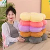 Cushion Flower Circular Shape Cloth With Soft Nap Office Classroom Chair Couch Pillow Bedroom Floor Winter Thick 240312