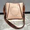 Logo Çantası Grainy Omuz Çantaları Kova Çantası Stella McCaryney Crossbody Çanta Kadın Siyah Pursres Lüks Tasarımcı Cüzdan Tote Çanta