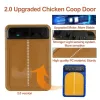 Tillbehör Automatisk kyckling COOP Dörr med ljussensor Robust hållbar vattentät ABS Pet Auto Chicken Door Opener Farm Decor