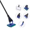 Verktyg 5 i 1 Aquarium Tank Clean Set Fish Tank Fishnet Gravel Rake Alger Scraper Gräs Fork Spong Borst Glass Fish Tank Cleaning Tool