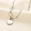 Never Fading Luxury Brand Designer Pendants Necklaces Crystal Pearl Brand Letter Pendants Choker Pendant Necklace Charm Chain of High Quality Jewelry Accessories