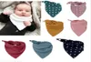 Babybibs Burp Cloths 14colors Infant Saliva Cloth Bandana 100 Cotton Ins Triangle bibs baby saliva bibs pinafore newborn burp clo5187185