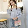 Borsa da donna Mini piccola borsa quadrata a tracolla Fashion Star Paillettes Designer Messenger Crossbody Clutch Wallet Borse Sac Pink
