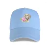 Boll Caps Cap Hat Cool Weimaraner Dog Pink Lily Watercolor Summer Fashion Women Baseball Rolig mops Tryck avslappnade toppar Söt kvinna