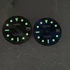 New NH35 dial modified yacht dial green glow YACHT diving watch literal watch accessory 28.5mmN
