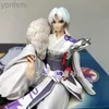 Action Toy Figures InuYasha Anime Figure InuYasha Combat Ver Action Figure Sesshoumaru Statue Collection PVC modèle poupée jouets cadeau accessoires décor ldd240314