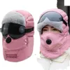 Unisex balaclava vinter varm hatt fångare mössa ansikte ögonskydd vindtät cykel mätningar masker 8qa29