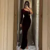 Wind Women's Winter New Fashion Sexy Side Hollow Slim One Shoulder Dress