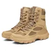 Stövlar Mäns militärstövel Kombat Mens Ankle Tactical Army Male Work Shoes Winter Clambing Mountaineering Storlek 39-48