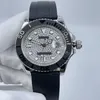 Zegarek męski klasyczny automatyczny mechaniczny pokrętło zegarka mechanicznego inkrustowane z diamentowym gumowym paskiem rozmiar 40 mm 286U