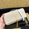 Classic Flap Kate Tassel Straw Weave Bag para Mulher Mens CrossBody Travel Bolsas Bolsa Luxury Designer Bags Menina Verão Raffias Clutch Baguette Totes Bolsas de Ombro