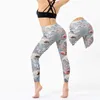 Tenues de yoga Femmes Sans couture Taille haute Pantalon Push Up Hygroscopique Sports Sexy Hanche Leggings Fitness Energy Gym Girl S5