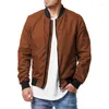 Men's Jackets Europe And The United States Pilot Jacket Spring Autumn Cross-border Leisure Trend Large Size Zipper