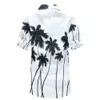 Designer Suit Summer Mens Seaside Travel Leisure Beach Set Fattening Fat Man Loose Short Sleeve Shirt Fh0k