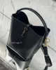 2024 Designer Bag Shiny Leather Bucket Crossbody Tote 2-in-1 Mini Purse Shoulder Bags Women Bags High Quality S Handbags Shoulder Bag