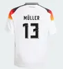 2024 Allemagnes Soccer Jerseys 2024 Ans Player Version Hummels Kroos Gnabry Werner Draxler Reus Muller Gotze Hommes Football Chemises Kits Enfants 2024 Kit enfants et adultes