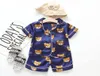 New Summer Children039S Pajamas Sets 소년 여자 만화 베어 홈 착용 어린이 트위 셰 세트 Shortsleeved Suit Child Home Close4208525